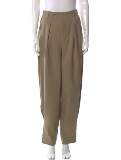 Pre-owned Ronny Kobo Wide Leg Pants In Neutral