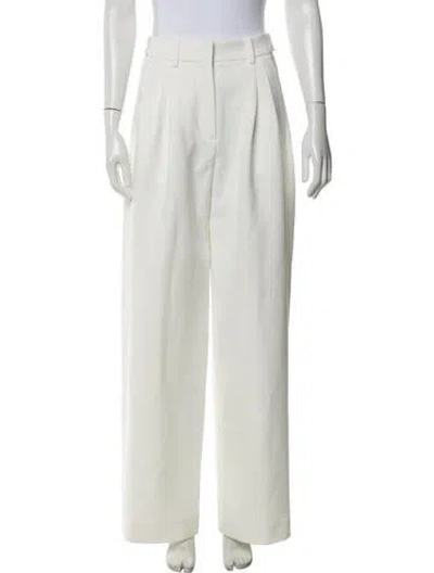 Pre-owned Ronny Kobo Wide Leg Pants In Neutrals