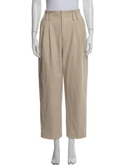 Pre-owned Ronny Kobo Wide Leg Pants In Neutrals