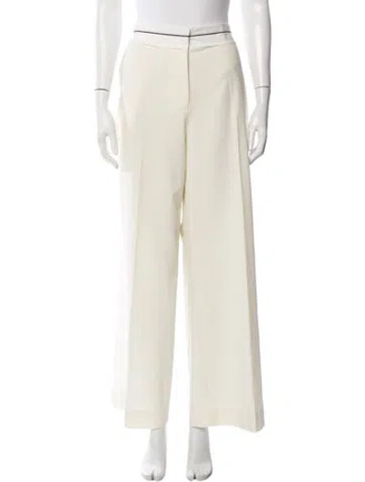 Pre-owned Ronny Kobo Wide Leg Pants W/ Tags In White