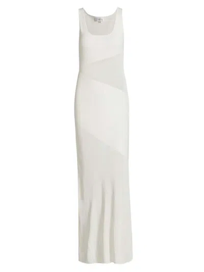 Ronny Kobo Women's Adica Knit Maxi Dress In Optic White