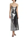 Ronny Kobo Aiysha Dress In Grey In Gray