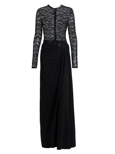 Ronny Kobo Women's Amalyia Lace Maxi Dress In Black