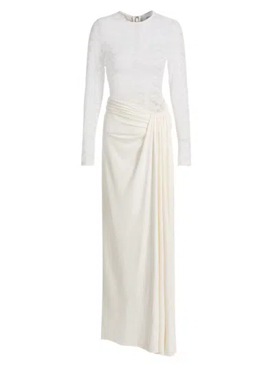 Ronny Kobo Women's Amalyia Lace Maxi Dress In White