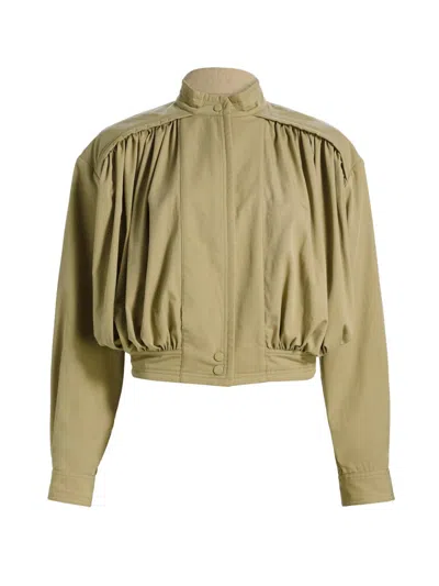 Ronny Kobo Women's Ariah Pleated Cotton-blend Jacket In Multi