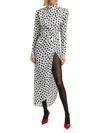 Ronny Kobo Ariane Silk-blend Midi Dress In Multi