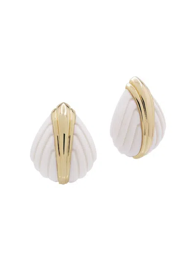 Ronny Kobo Women's Aster 14k-gold-plated & Resin Stud Earrings In Metallic