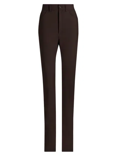 Ronny Kobo Women's Berit Solid Pants In Brown