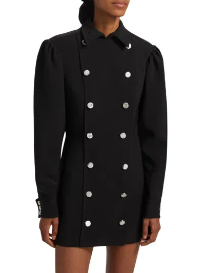 Ronny Kobo Women's Boge Double-breasted Minidress In Black