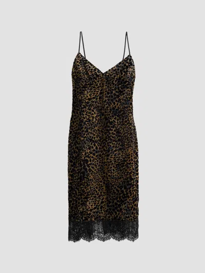 Ronny Kobo Women's Jourdin Leopard-print A-line Midi Dress In Animal Print
