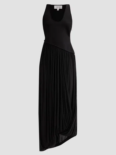 Ronny Kobo Women's Meyer Asymmetric Midi Dress In Black