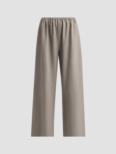 Ronny Kobo Women's Moni Wide-leg Pants In Grey Stripe