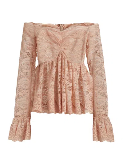 Ronny Kobo Ria Blouse In Pink