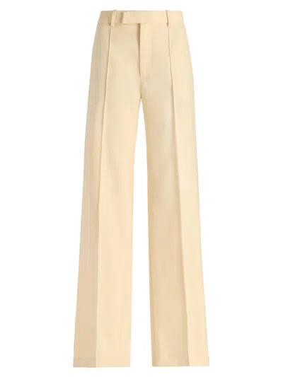 Ronny Kobo Women's Rowley Wool-blend High-rise Pants In Orange