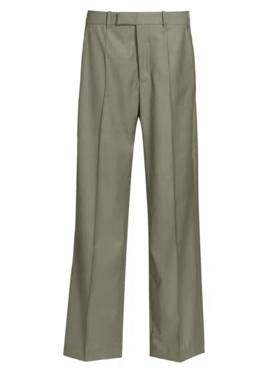 Ronny Kobo Women's Rowley Wool-blend Pants In Green