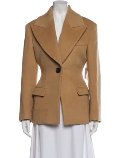 Pre-owned Ronny Kobo Wool Coat W/ Tags In Brown