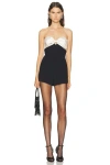Ronny Kobo X Revolve Zoe Romper In Black