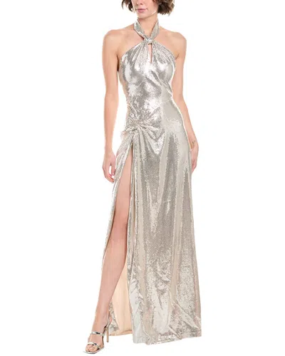 Ronny Kobo Zane Dress In Metallic