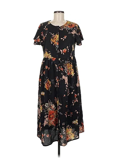 Pre-owned Roolee Casual Dress In Black