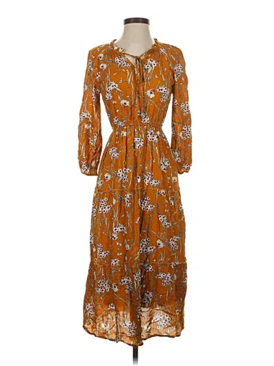 Pre-owned Roolee Casual Dress In Brown