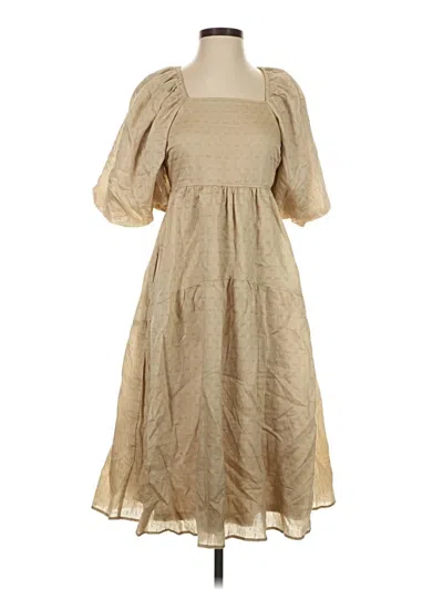 Pre-owned Roolee Casual Dress In Brown