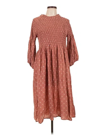 Pre-owned Roolee Casual Dress In Brown
