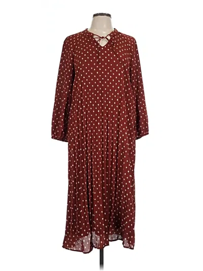 Pre-owned Roolee Casual Dress In Burgundy