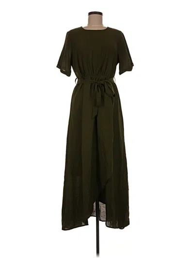 Pre-owned Roolee Casual Dress In Green