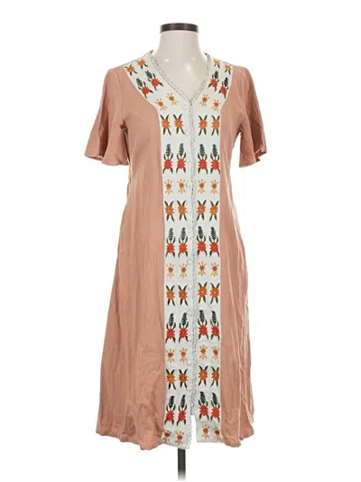 Pre-owned Roolee Casual Dress In Tan