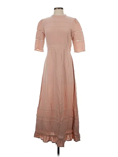 Pre-owned Roolee Casual Dress In Tan