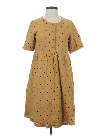 Pre-owned Roolee Casual Dress In Tan