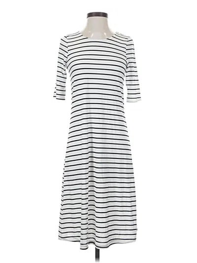 Pre-owned Roolee Casual Dress In White