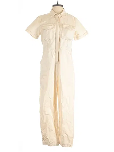 Pre-owned Roolee Jumpsuit In Ivory