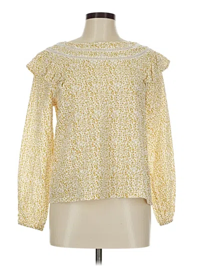 Pre-owned Roolee Long Sleeve Blouse In White