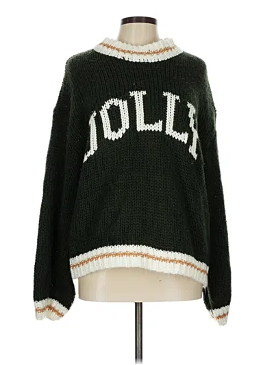 Pre-owned Roolee Pullover Sweater In Green