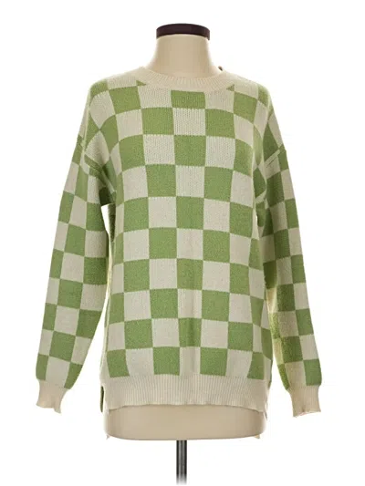 Pre-owned Roolee Pullover Sweater In Green