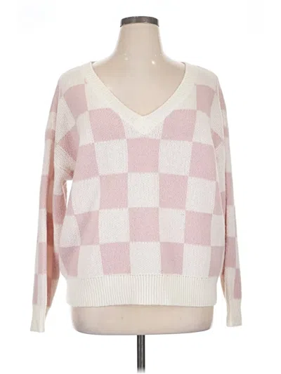 Pre-owned Roolee Pullover Sweater In Pink