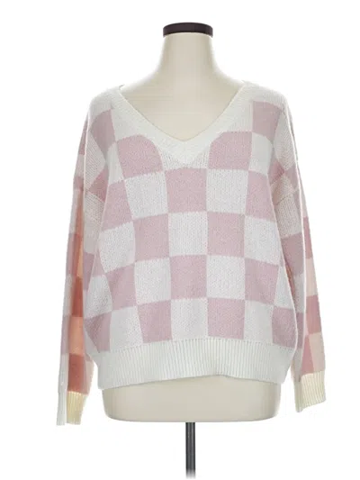 Pre-owned Roolee Pullover Sweater In Pink