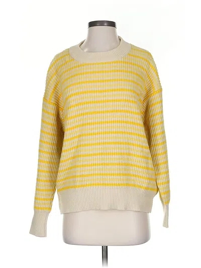 Pre-owned Roolee Pullover Sweater In Yellow