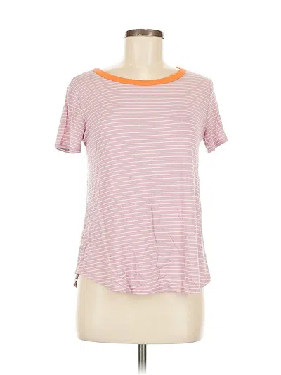 Pre-owned Roolee Short Sleeve T-shirt In Pink