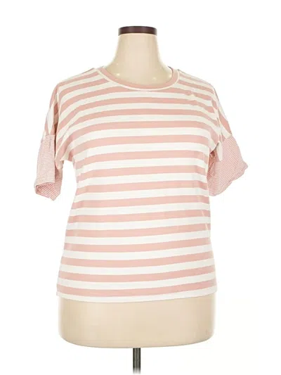 Pre-owned Roolee Short Sleeve T-shirt In Pink