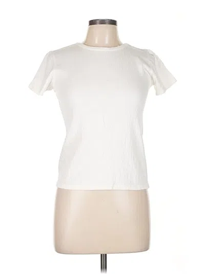 Pre-owned Roolee Short Sleeve T-shirt In White