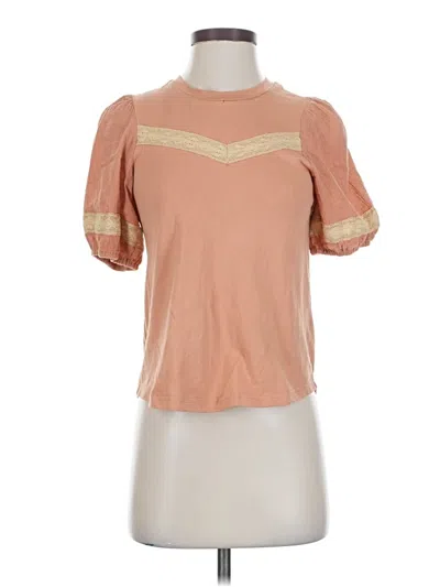 Pre-owned Roolee Short Sleeve T-shirt In Brown