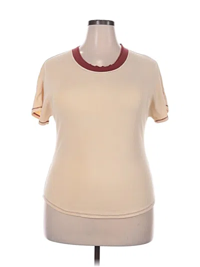 Pre-owned Roolee Short Sleeve T-shirt In White