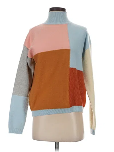 Pre-owned Roolee Turtleneck Sweater In Orange
