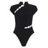 Room 24 Women's Black Rene Bodysuit In Black