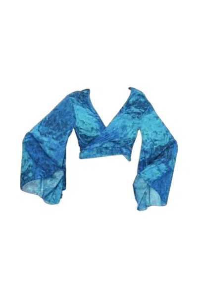 Room 24 Women's Blue Gaia Top Glass