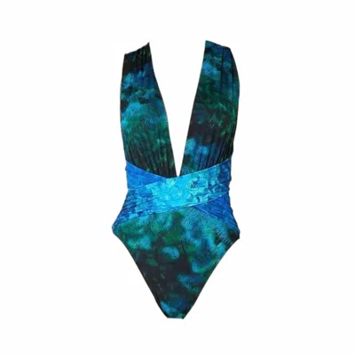 Room 24 Women's Blue Rachel One Piece Ocean