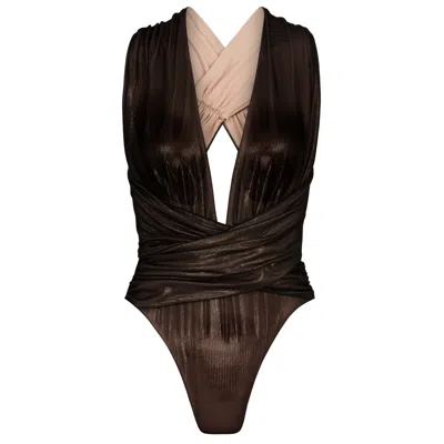 Room 24 Women's Brown Rachel One Piece Bronze