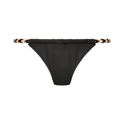 Room 24 Women's Gold / Black Lola Black Bottom In Gold/black